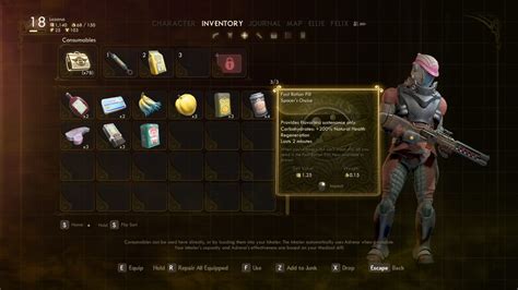 outer worlds consumables